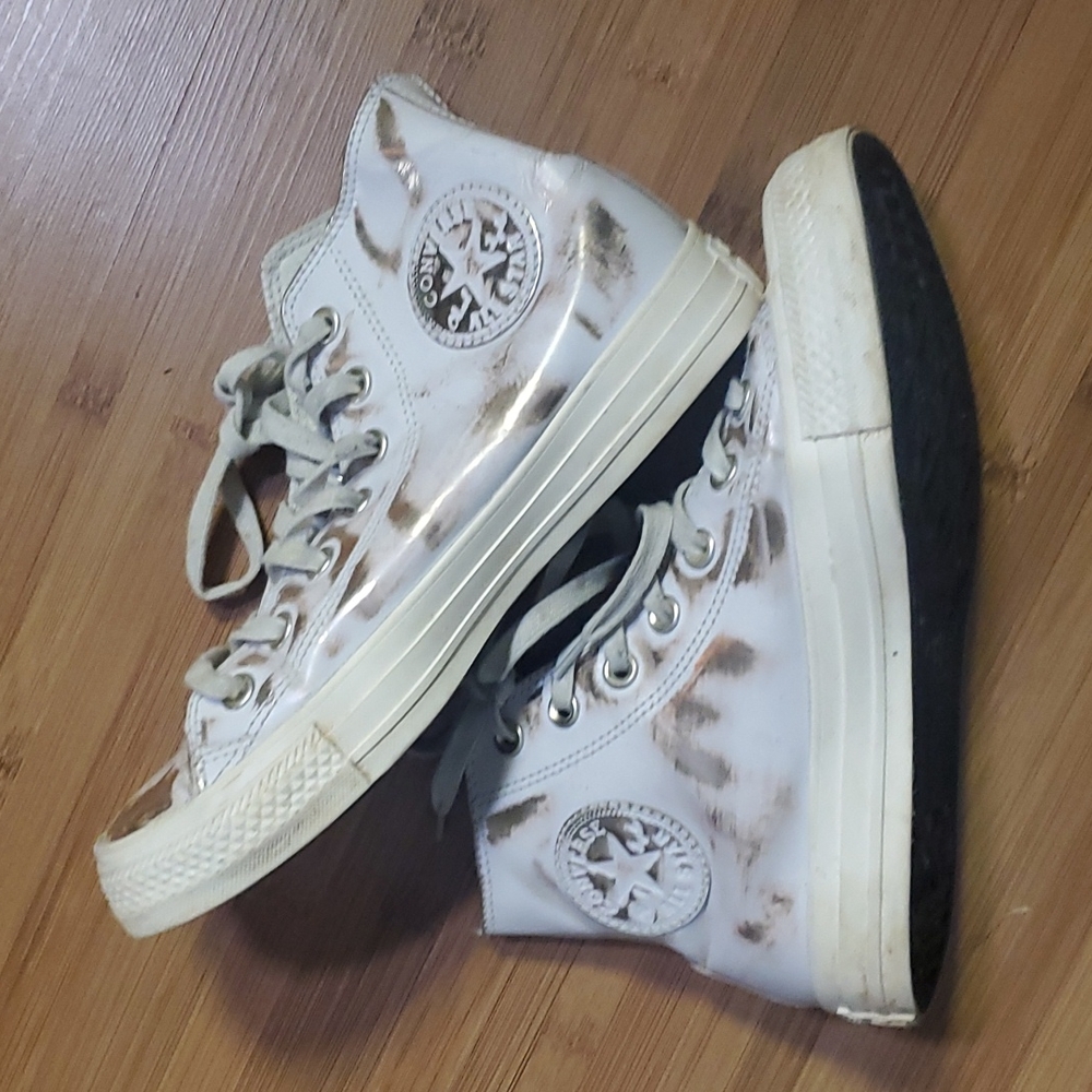 ROSE GOLD SPLATTER CONVERSE